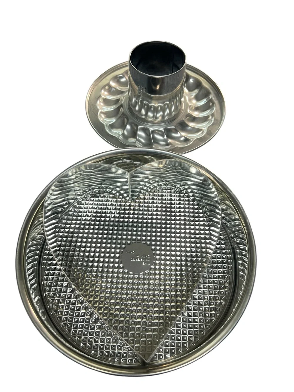 Vintage Pampered Chef 1994 Springform Pan Set Size 4 Piece